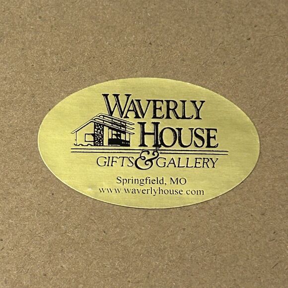 Dangle Drop Earrings Handmade Fused Glass Iridescent Blue Purple Pink New In Box - Picture 4 of 8